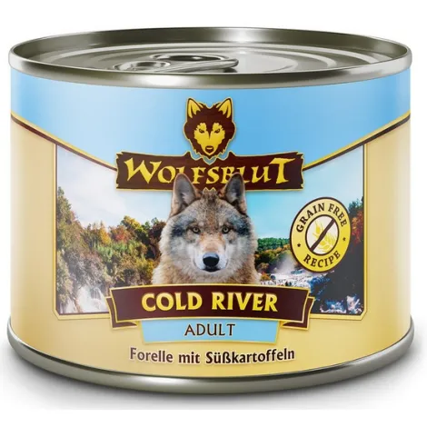 Karma dla psa WOLFSBLUT Cold River pstrąg bataty 200g Karma dla psa WOLFSBLUT Cold River pstrąg bataty 200g