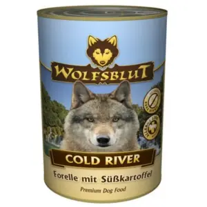 Karma dla psa WOLFSBLUT Cold River pstrąg bataty 395g