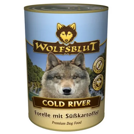 Karma dla psa WOLFSBLUT Cold River pstrąg bataty 395g Karma dla psa WOLFSBLUT Cold River pstrąg bataty 395g