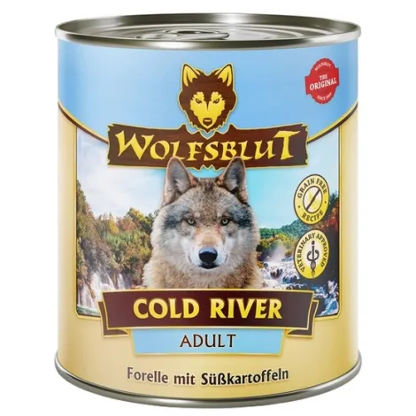 Karma dla psa WOLFSBLUT Cold River pstrąg bataty 800g Karma dla psa WOLFSBLUT Cold River pstrąg bataty 800g