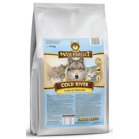 Karma dla psa WOLFSBLUT Cold River small pstrąg bataty 7.5kg Karma dla psa WOLFSBLUT Cold River small pstrąg bataty 7.5kg