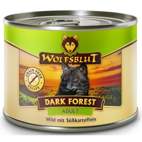 Karma dla psa WOLFSBLUT Dark Forest dziczyzna bataty 200g Karma dla psa WOLFSBLUT Dark Forest dziczyzna bataty 200g