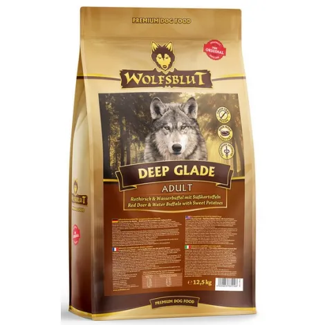Karma dla psa WOLFSBLUT Deep Glade jeleń bawół 12.5kg