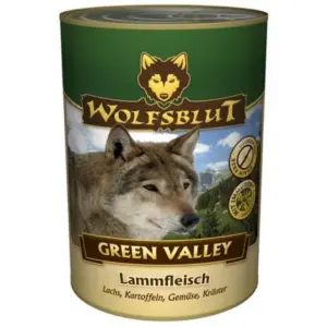 Karma dla psa WOLFSBLUT Green Valley jagnięcina łosoś ziemniaki 395g