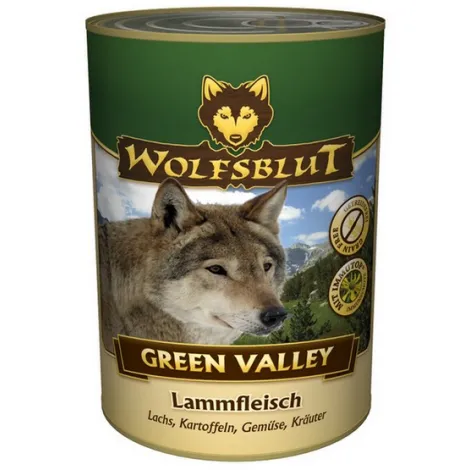 Karma dla psa WOLFSBLUT Green Valley jagnięcina łosoś ziemniaki 395g