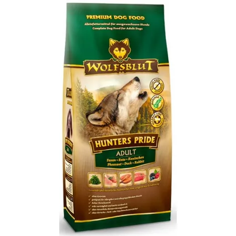 Karma dla psa WOLFSBLUT Hunters Pride bażant kaczka 2kg Karma dla psa WOLFSBLUT Hunters Pride bażant kaczka 2kg