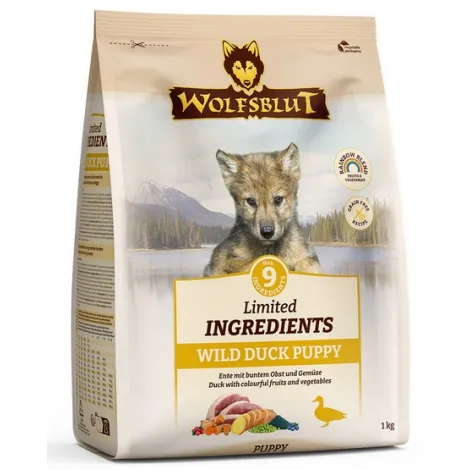 Karma dla psa WOLFSBLUT Limited Ingredients Wild Duck puppy kaczka bataty 1kg