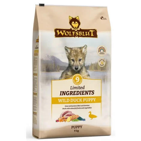 Karma dla psa WOLFSBLUT Limited Ingredients Wild Duck puppy kaczka bataty 9kg