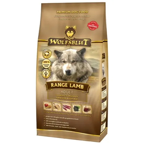 Karma dla psa WOLFSBLUT Range Lamb adult jagnięcina ryż 2kg