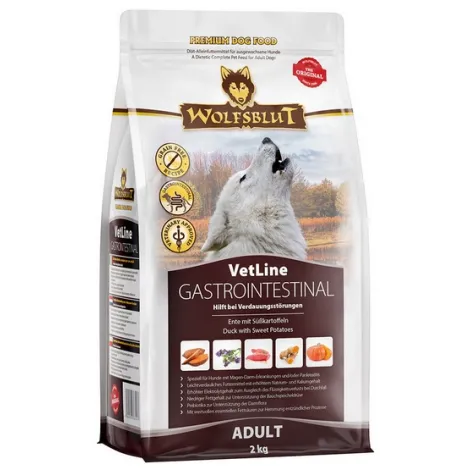 Karma dla psa WOLFSBLUT VetLine Gastrointestinal kaczka bataty 2kg