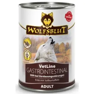 Karma dla psa WOLFSBLUT VetLine Gastrointestinal kaczka bataty 395g