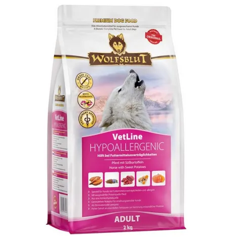 Karma dla psa WOLFSBLUT VetLine Hypoallergenic konina bataty 2kg
