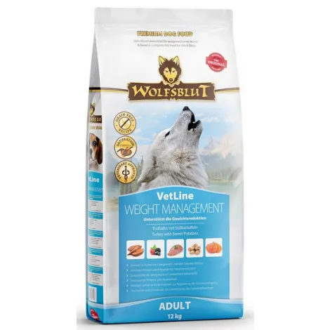 Karma dla psa WOLFSBLUT VetLine Weight Management indyk bataty 12kg
