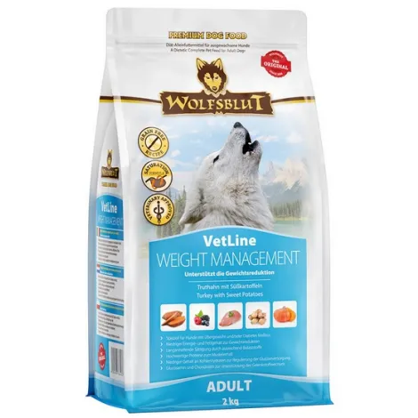 Karma dla psa WOLFSBLUT VetLine Weight Management indyk bataty 2kg
