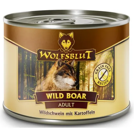 Karma dla psa WOLFSBLUT Wild Boar dziczyzna ziemniaki 200g