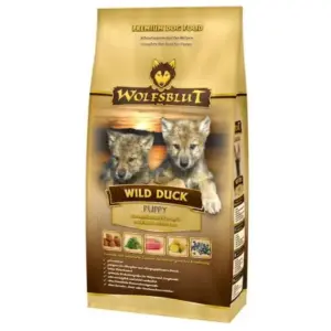 Karma dla psa WOLFSBLUT Wild Duck puppy kaczka bataty 2kg