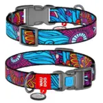 Obroża dla psa COLLAR z QR-paszportem wzór lato 15mm 25-35cm
