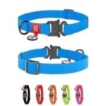 Obroża wodoodporna dla psa COLLAR z QR-paszportem L niebieska