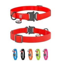 Obroża wodoodporna dla psa COLLAR z QR-paszportem S czerwona