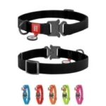 Obroża wodoodporna dla psa COLLAR z QR-paszportem XL czarna