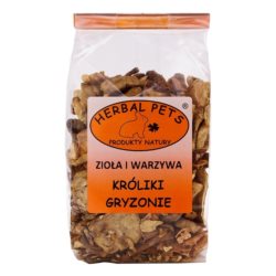 Przysmaki dla gryzoni i królików HERBAL zioła i warzywa 100g
