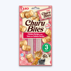 Przysmaki dla kota CHURU bites tuńczyk łosoś 30g