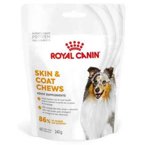 Przysmaki dla psa ROYAL CANIN Skin Coat Chews Adult 240g Przysmaki dla psa ROYAL CANIN Skin Coat Chews Adult 240g