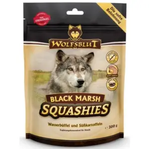 Przysmaki dla psa WOLFSBLUT Squashies Black Marsh bawół indyjski bataty 300g