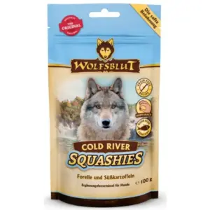 Przysmaki dla psa WOLFSBLUT Squashies Cold River pstrąg bataty 100g