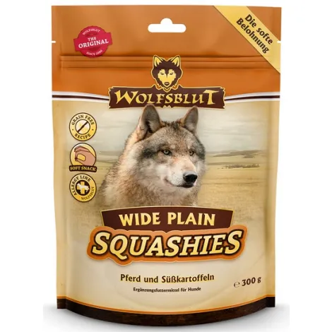 Przysmaki dla psa WOLFSBLUT Squashies Wide Plain konina bataty 300g Przysmaki dla psa WOLFSBLUT Squashies Wide Plain konina bataty 300g