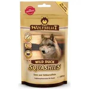 Przysmaki dla psa WOLFSBLUT Squashies Wild Duck kaczka bataty 100g