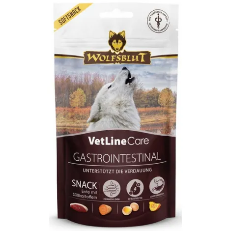 Przysmaki dla psa WOLFSBLUT VetLine Snack Gastrointestinal kaczka bataty 100g
