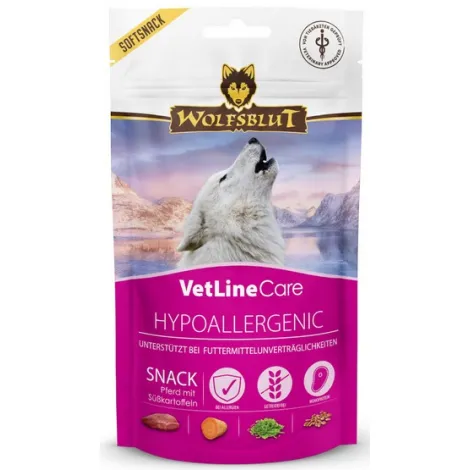 Przysmaki dla psa WOLFSBLUT VetLine Snack Hypoallergenic konina bataty 100g Przysmaki dla psa WOLFSBLUT VetLine Snack Hypoallergenic konina bataty 100g