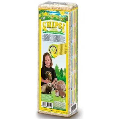 Ściółka dla małych zwierząt CHIPSI trociny z aromatem cytrynowym 1kg