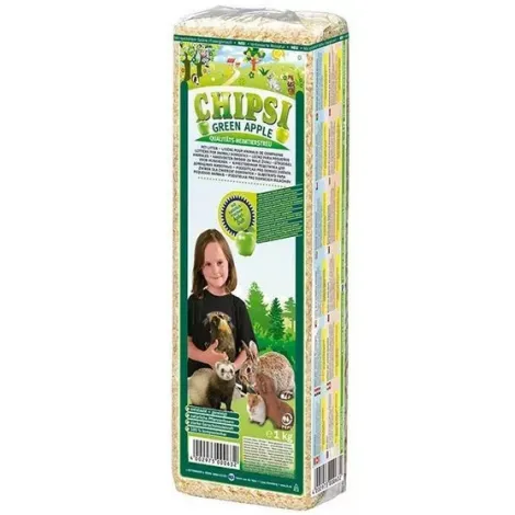 Ściółka dla małych zwierząt CHIPSI trociny z aromatem jabłkowym 1kg