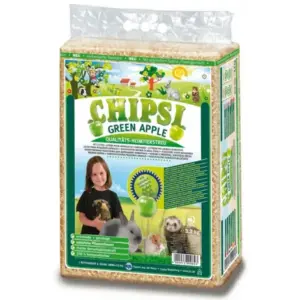 Ściółka dla małych zwierząt CHIPSI trociny z aromatem jabłkowym 3,2kg
