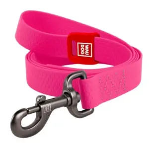 Smycz wodoodporna dla psa COLLAR S różowa 15mm 183cm