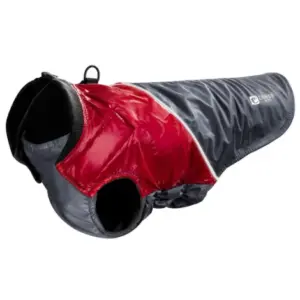 Ubranie dla psa CHABA kurtka regulowana RETRO 2XL czerwony szary