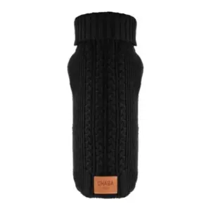 Ubranie dla psa CHABA sweterek z golfem L 34cm czarny
