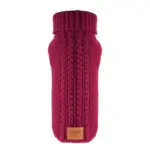 Ubranie dla psa CHABA sweterek z golfem S 26cm bordowy