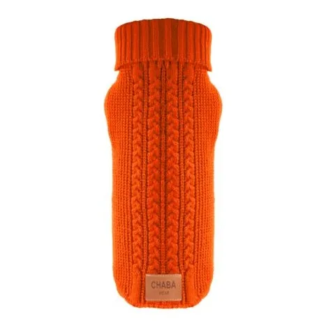 Ubranie dla psa CHABA sweterek z golfem S 26cm miedziany