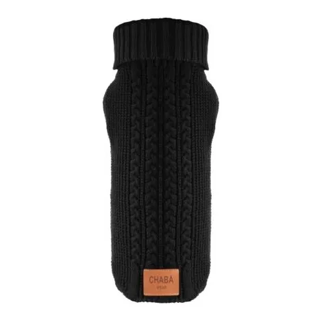 Ubranie dla psa CHABA sweterek z golfem XXL 40cm czarny Ubranie dla psa CHABA sweterek z golfem XXL 40cm czarny