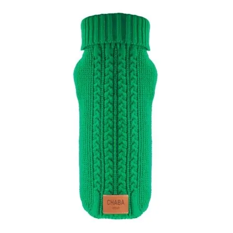 Ubranie dla psa CHABA sweterek z golfem XXL 40cm zielony Ubranie dla psa CHABA sweterek z golfem XXL 40cm zielony
