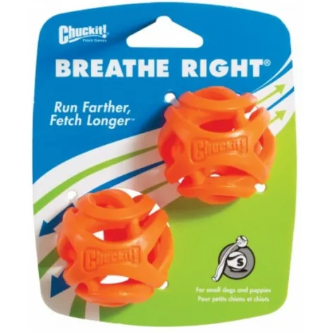 Zabawka dla psa CHUCKIT! Breathe Right Ball Small 2pak