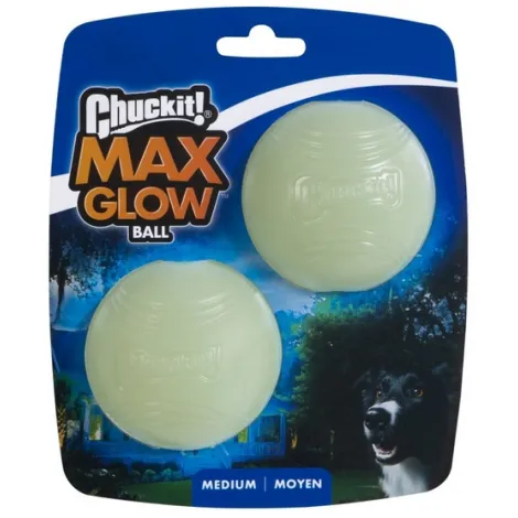 Zabawka dla psa CHUCKIT! Max Glow Ball Medium 2pak Zabawka dla psa CHUCKIT! Max Glow Ball Medium 2pak