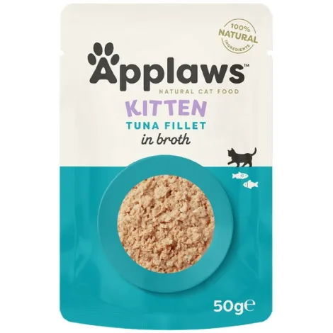 Karma dla kota APPLAWS kitten tuńczyk w rosole 50g