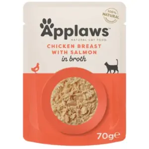 Karma dla kota APPLAWS kurczak łosoś w rosole 70g