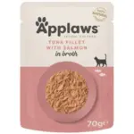 Karma dla kota APPLAWS tuńczyk łosośw rosole 70g