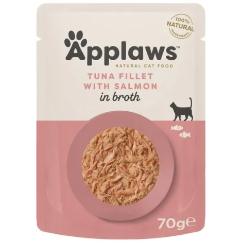 Karma dla kota APPLAWS tuńczyk łosośw rosole 70g
