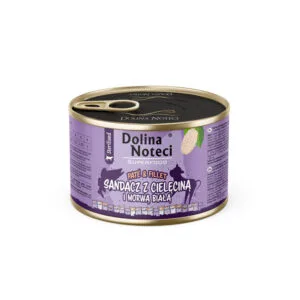 Karma dla kota DOLINA NOTECI sandacz cielę morwa 185g